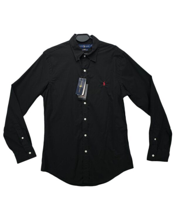 Ralph Lauren Koszula Męska Logo Czarna M Slim Fit