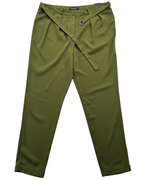 Dorothy Perkins Zielone Spodnie z Paskiem XL 42 EU