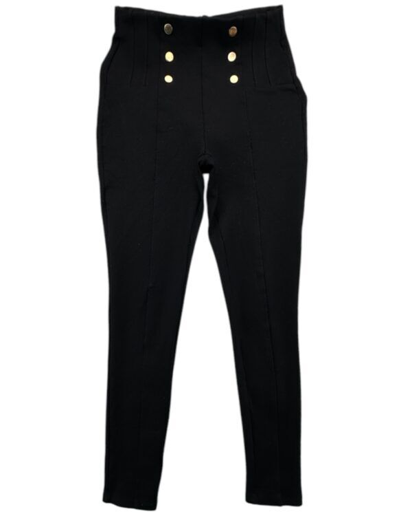 Zara Spodnie Czarne Eleganckie Z Guzikami S 36 EU