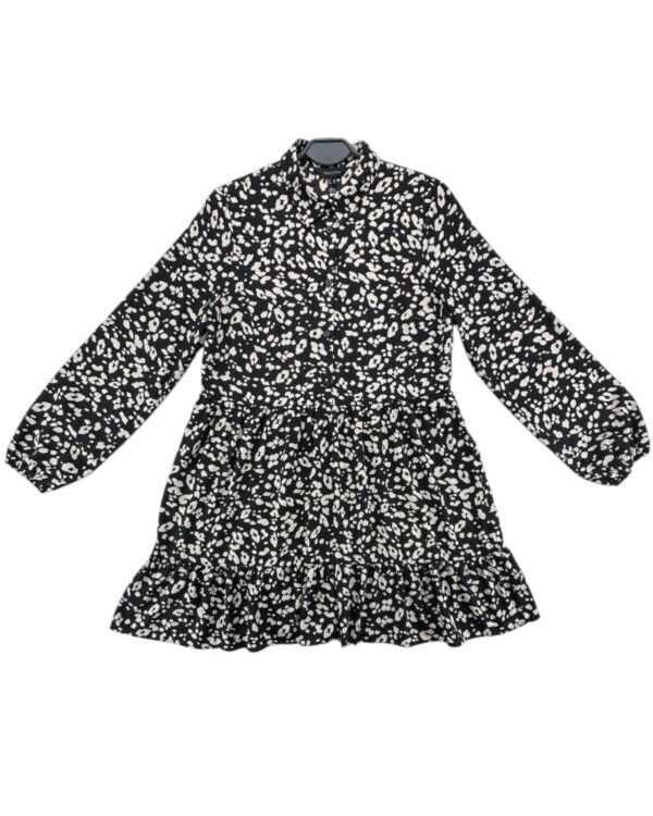 New Look Sukienka Koszulowa Czarna Wzorzysta L 40 EU