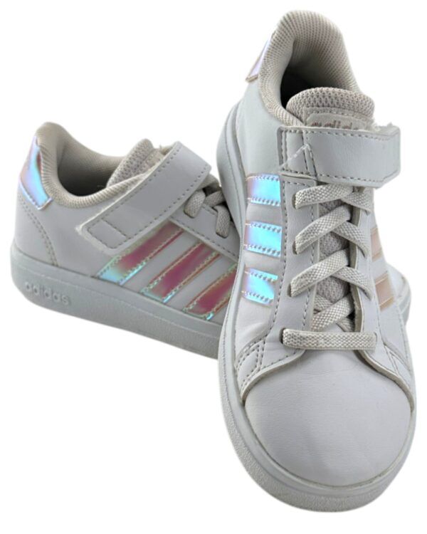 Adidas Buty Dziecięce Białe Holo Paski R.29 EU