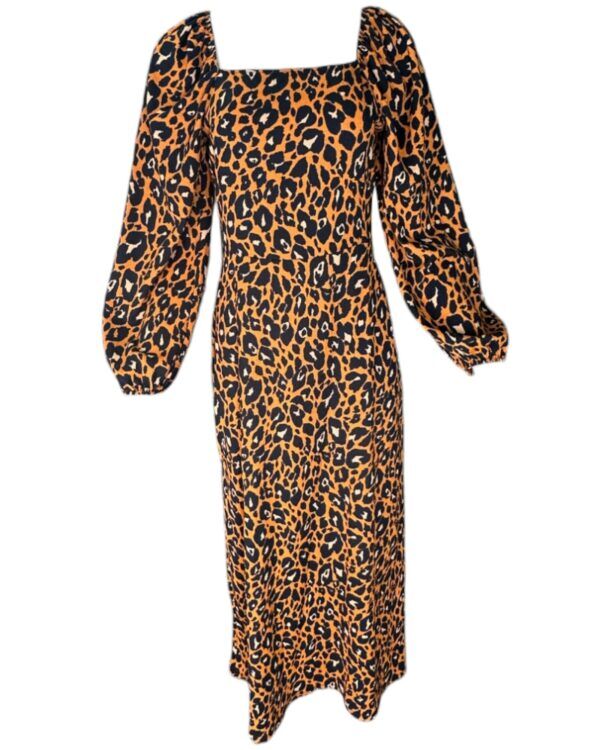 Dorothy Perkins Sukienka Damska Maxi Panterka M 38 EU