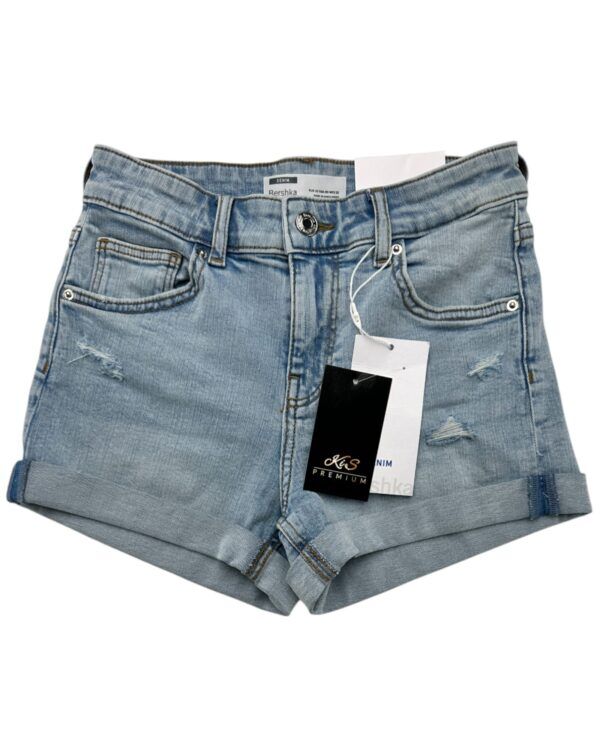 Bershka Szorty Damskie Jeansowe Przetarcia XXS 32 EU