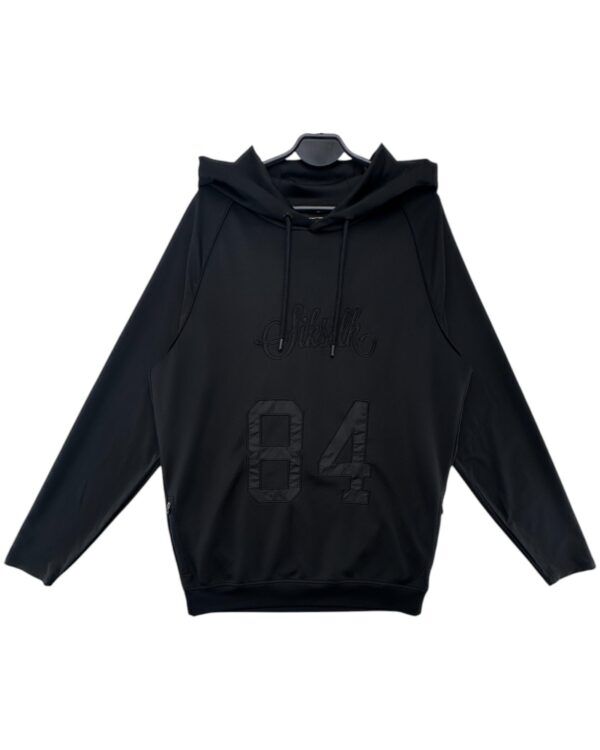 SikSilk Bluza Męska Czarna Kaptur Logo XL 42 EU