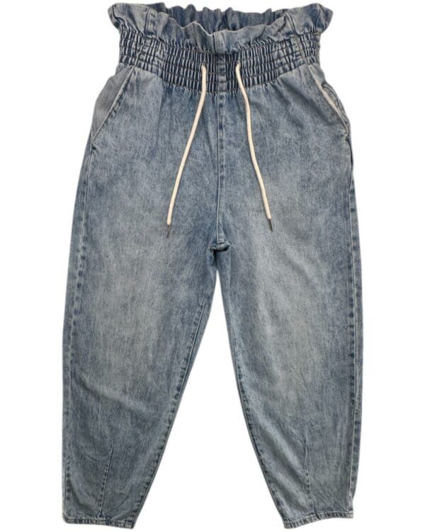Bershka Spodnie Damskie Jeans Balloon Wysoki Stan S 36 EU
