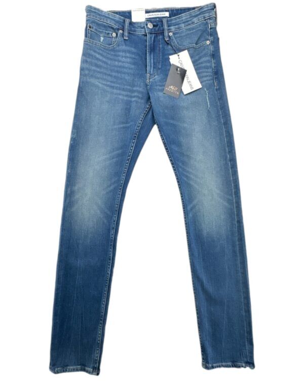 Calvin Klein Jeans Spodnie Dżinsowe Męskie Niebieskie S W29 L34